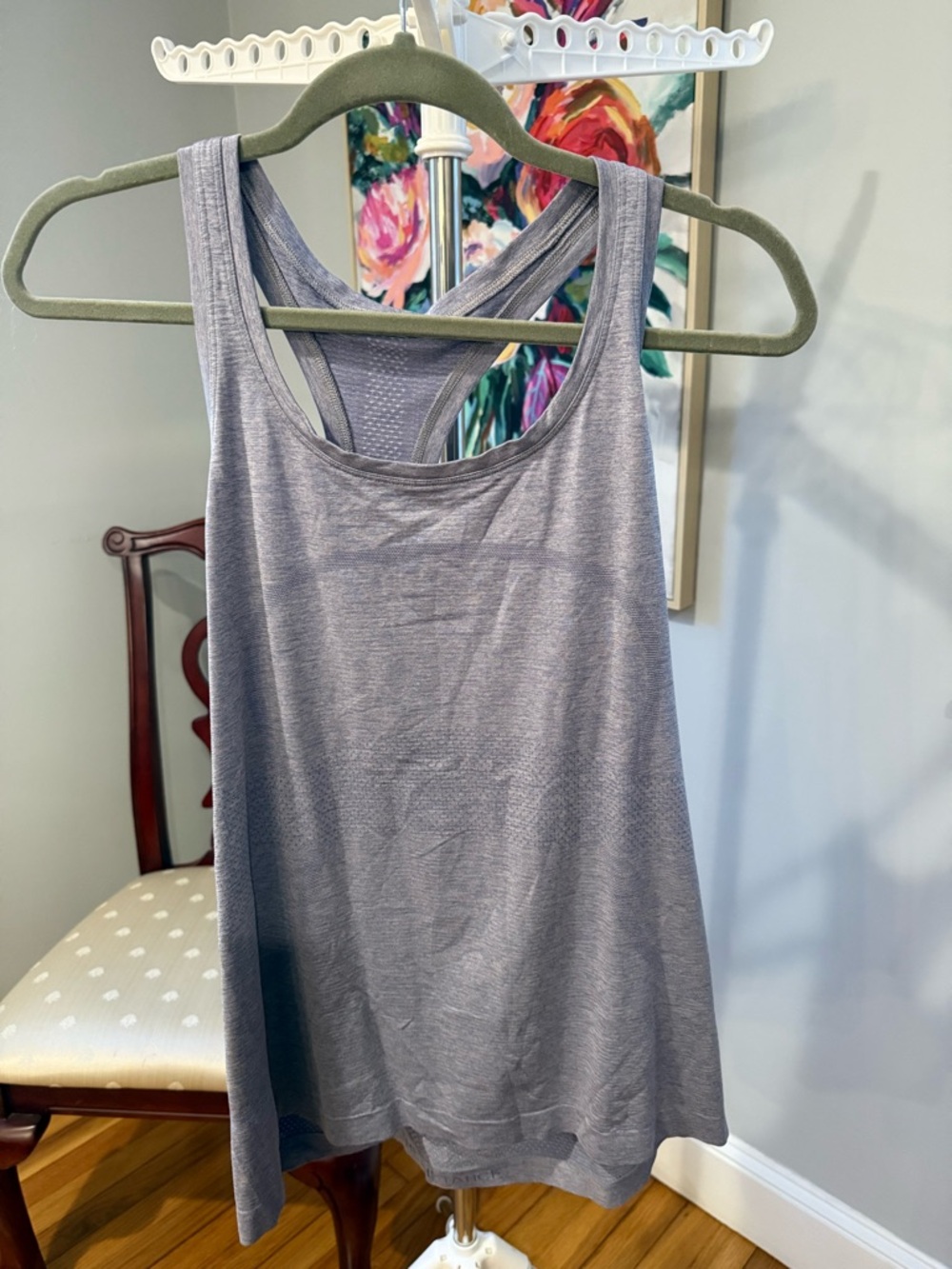 lululemon athletica Heather Gray Racerback Tank